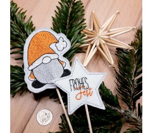 Stickserie ITH - Weihnachtswichtel Stecker